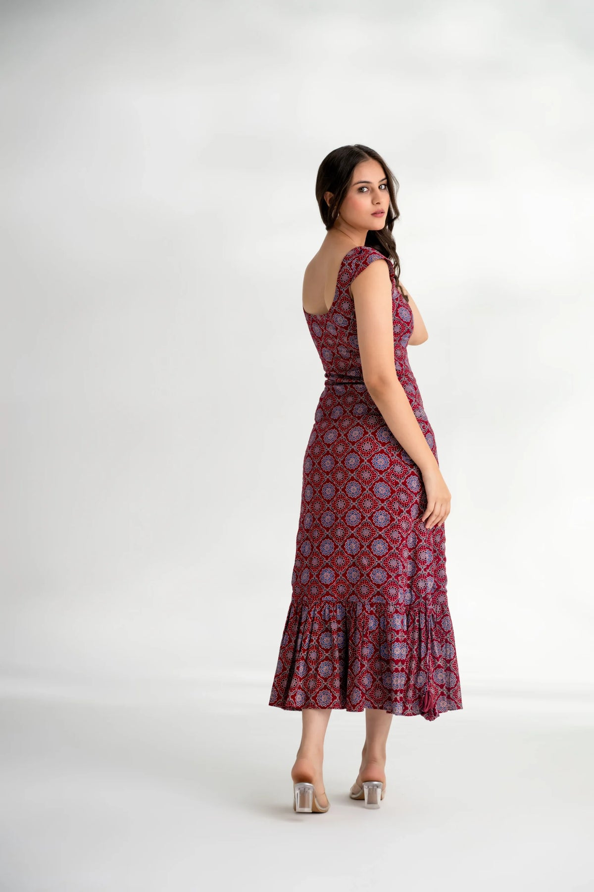 Luxury Ajrakh Print Western Couture – Zeenat