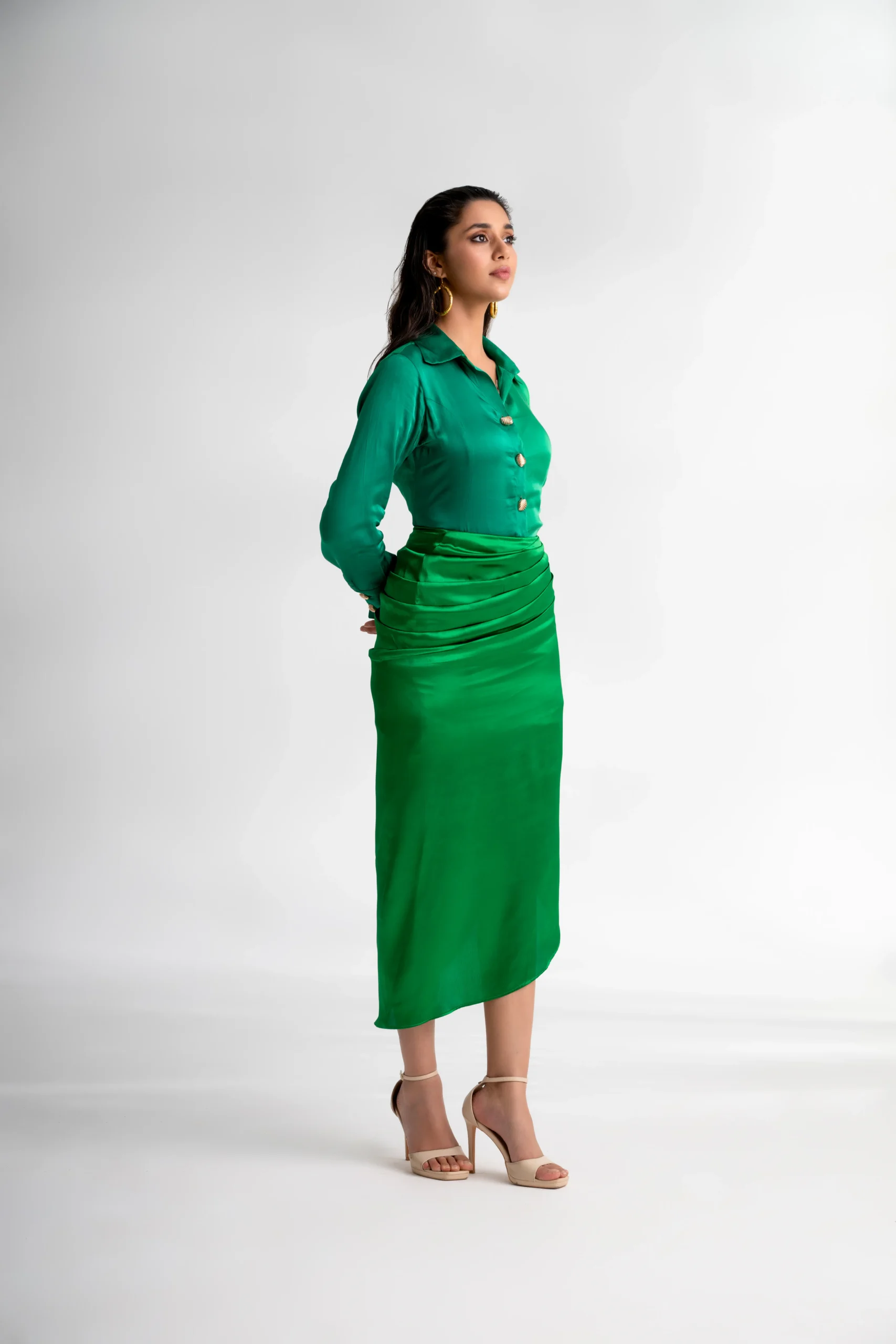 Elite Couture Drape Skirt – Haritima - Image 2